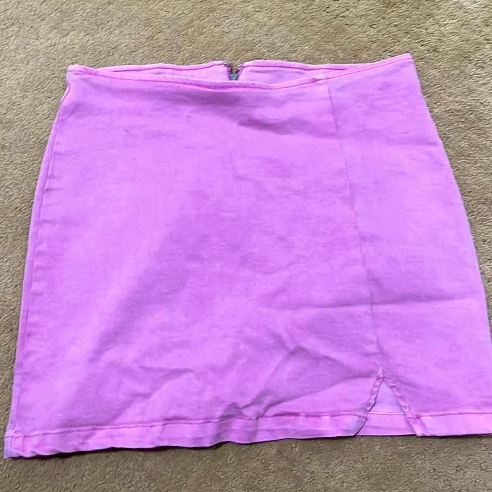 Pink skirt